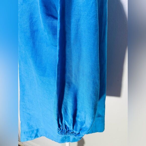 Boden linen shirt Long Sleeve Beach Resort Wear Summer Women’s 12R - Picture 5 of 9